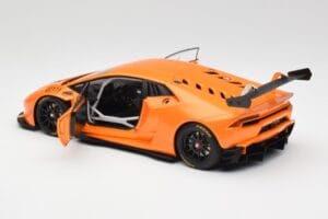 Lamborghini Huracan LP620-2 Super Trofeo アランチョ ボレアリス パールエフェクト オレンジ AUTOart 1:18 81558 メタル - 画像 5/8