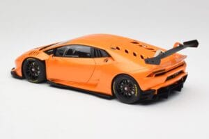 Lamborghini Huracan LP620-2 Super Trofeo アランチョ ボレアリス パールエフェクト オレンジ AUTOart 1:18 81558 メタル - 画像 6/8