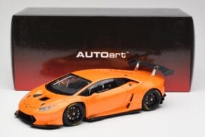 Lamborghini Huracan LP620-2 Super Trofeo アランチョ ボレアリス パールエフェクト オレンジ AUTOart 1:18 81558 メタル - 画像 8/8
