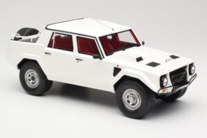 Lamborghini LM002 ホワイト Kyosho 1:18 GTS18508W レジン - 画像 4/6