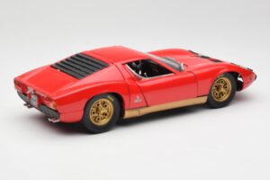 Lamborghini Miura レッド Anson 1:18 30302 メタル - 画像 3/8