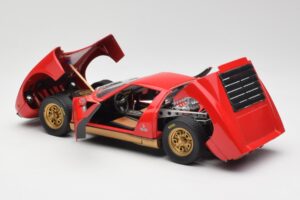Lamborghini Miura レッド Anson 1:18 30302 メタル - 画像 5/8