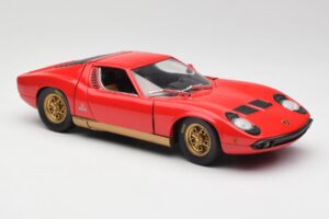 Lamborghini Miura レッド Anson 1:18 30302 メタル - 画像 6/8