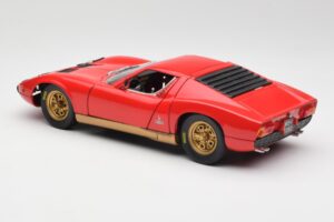 Lamborghini Miura レッド Anson 1:18 30302 メタル - 画像 7/8