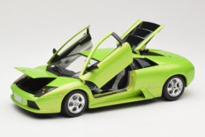 Lamborghini Murcielago グリーン Bburago 1:18 3316-M1 メタル - 画像 2/8