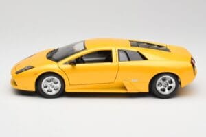Lamborghini Murcielago LP640 イエロー Bburago 1:18 23124646-M1 メタル - 画像 4/8