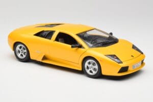 Lamborghini Murcielago LP640 イエロー Bburago 1:18 23124646-M1 メタル - 画像 6/8
