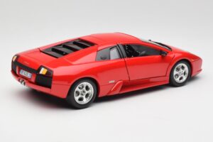 Lamborghini Murcielago レッド Bburago 1:18 3316 メタル - 画像 3/8