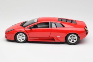 Lamborghini Murcielago レッド Bburago 1:18 3316 メタル - 画像 4/8