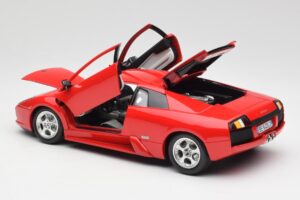 Lamborghini Murcielago レッド Bburago 1:18 3316 メタル - 画像 5/8