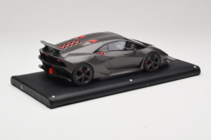 Lamborghini Sesto Elemento Matte Black MR Collection 1:18 LAMB054 レジン - 画像 3/6