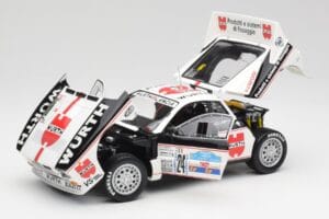 Lancia 037 #1 G. Cunico / E. Bartolich Targa Florio Winner 1983 Kyosho 1:18 08302H メタル - 画像 2/8