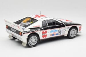 Lancia 037 #1 G. Cunico / E. Bartolich Targa Florio Winner 1983 Kyosho 1:18 08302H メタル - 画像 3/8