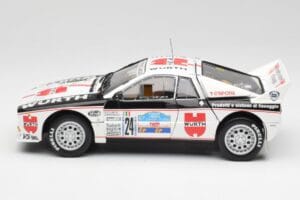 Lancia 037 #1 G. Cunico / E. Bartolich Targa Florio Winner 1983 Kyosho 1:18 08302H メタル - 画像 4/8