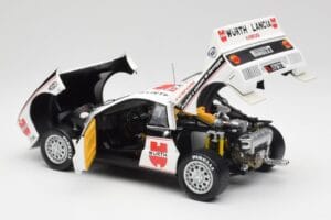 Lancia 037 #1 G. Cunico / E. Bartolich Targa Florio Winner 1983 Kyosho 1:18 08302H メタル - 画像 5/8