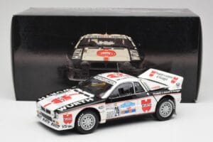 Lancia 037 #1 G. Cunico / E. Bartolich Targa Florio Winner 1983 Kyosho 1:18 08302H メタル - 画像 8/8