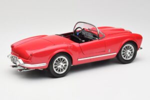 Lancia Aurelia B24 Spider レッド Bburago 1:18 3010 メタル - 画像 3/8