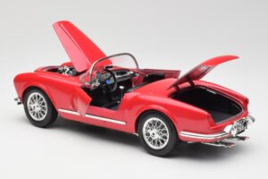 Lancia Aurelia B24 Spider レッド Bburago 1:18 3010 メタル - 画像 5/8