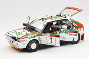Lancia Delta HF 4WD #1 D. Cerrato Totip Rally Targa Florio 1987 Kyosho 1:18 08960C メタル - 画像 2/8