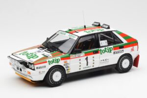 Lancia Delta HF 4WD #1 D. Cerrato Totip Rally Targa Florio 1987 Kyosho 1:18 08960C メタル