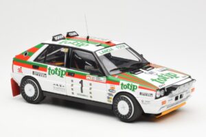 Lancia Delta HF 4WD #1 D. Cerrato Totip Rally Targa Florio 1987 Kyosho 1:18 08960C メタル - 画像 6/8