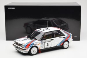 Lancia Delta HF 4WD #4 M. Alen / I. Kivimaki Martini Rally 1000 Lakes 1987 Kyosho 1:18 08960B メタル - 画像 8/8