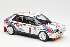 Lancia Delta HF 4WD #6 M. Biasion / T. Siviero Martini Rally Monte Carlo 1987 Kyosho 1:18 08960A メタル - 画像 6/8