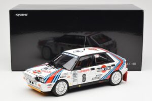 Lancia Delta HF 4WD #6 M. Biasion / T. Siviero Martini Rally Monte Carlo 1987 Kyosho 1:18 08960A メタル - 画像 8/8