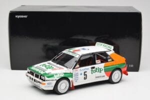 Lancia Delta HF Integrale Evo II Totip #5 A. Aghini / S. Farnocchia Rally Monte Carlo 1993 Kyosho 1:18 08348F メタル - 画像 8/8