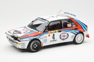 Lancia Delta HF Integrale Evo Martini #4 D. Auriol / B. Occelli Winner Rally Monte Carlo 1992 Kyosho 1:18 08348A メタル