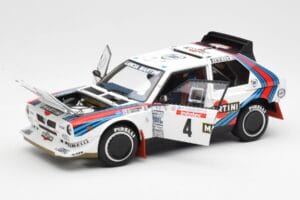 Lancia Delta S4 Martini #4 H. Toivonen / S. Cresto Rally Tour de Corse 1986 AUTOart 1:18 88620 メタル - 画像 2/8