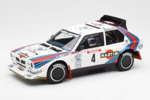 Lancia Delta S4 Martini #4 H. Toivonen / S. Cresto Rally Tour de Corse 1986 AUTOart 1:18 88620 メタル