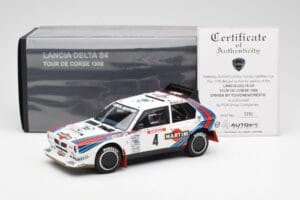Lancia Delta S4 Martini #4 H. Toivonen / S. Cresto Rally Tour de Corse 1986 AUTOart 1:18 88620 メタル - 画像 8/8