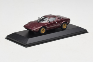 Lancia Stratos バーガンディレッド Minichamps 1:43 LANCIA001 メタル - 画像 2/4
