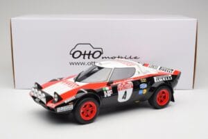 Lancia Stratos HF Gr.4 ブラック #0 M. Alen / I. Kivimäki Rally San Remo 1978 Otto 1:12 G088 レジン - 画像 6/6
