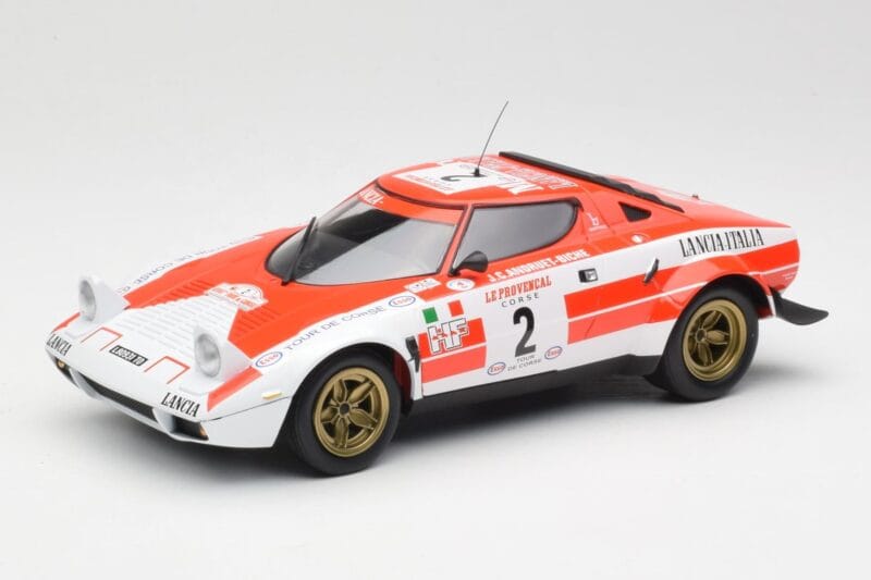 Lancia Stratos HF #2 J-B. Andruet / Biche Winners Tour de Corse 1974 Minichamps 1:18 155741702 メタル