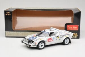 Lancia Stratos HF #2 Jolly Club A. Fassina / M. Mannini Rally Sanremo 1979 Sun Star 1:18 4510 メタル - 画像 6/6