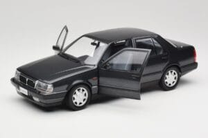 Lancia Thema Turbo 16V LX Serie II ブラック Mitica 1:18 202010-D メタル - 画像 2/8