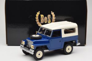 Land Rover Lightweight Series III ダークブルー BoS Models 1:18 BOS382 レジン - 画像 6/6
