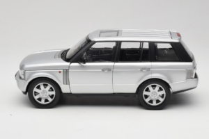 Land Rover Range Rover L322 シルバー Welly 1:18 12536W メタル - 画像 4/8