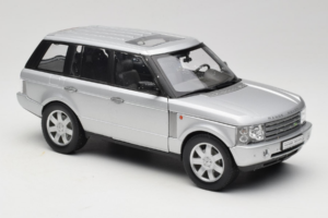 Land Rover Range Rover L322 シルバー Welly 1:18 12536W メタル - 画像 6/8
