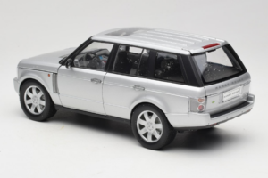 Land Rover Range Rover L322 シルバー Welly 1:18 12536W メタル - 画像 7/8