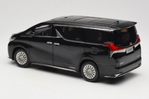 Lexus LM300h ブラック Kyosho 1:18 08963BK メタル - 画像 7/8