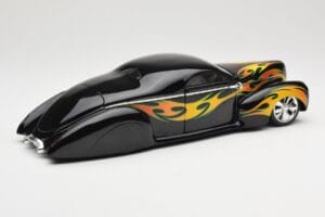 Lincoln Zephyr Scrape Custom ブラック フレーム付き Hot Wheels 1:18 57319 メタル - 画像 3/8