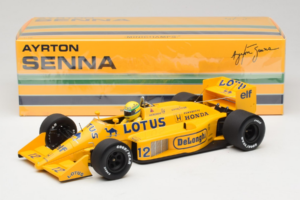 Lotus 99T Honda #12 A. Senna Team Lotus 1987 Minichamps 1:18 540871812 メタル - 画像 7/7