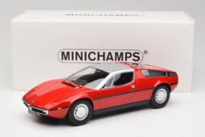 Maserati Bora レッド & シルバー Minichamps 1:18 107123721 レジン - 画像 6/6