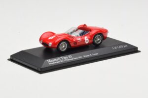 Maserati Tipo 61 #6 R. Penske SCCA National Race Meadowdale 1961 Minichamps 1:43 400611206 メタル - 画像 2/4