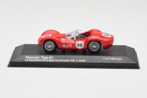 Maserati Tipo 61 #98 C. Shelby Times Mirror Grand Prix Riverside 1960 Minichamps 1:43 400601298 メタル