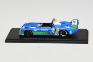 Matra MS670C #7 H. Pescarolo / G. Larrousse Matra-Simca 24 Hours of Le Mans Winner 1974 Spark 1:43 43LM74 レジン