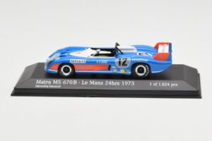 Matra Simca MS670B #12 J-P. Beltoise / J-P. Jabouille / J-P. Jaussaud 24 Hours of Le Mans 1973 Minichamps 1:43 430731112 メタル